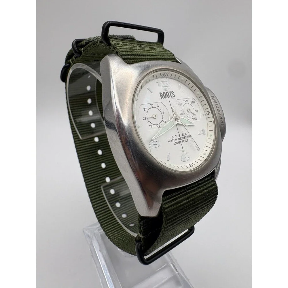 Vintage Roots Protocol R458 Men's Watch White Dial 100M | Crown Guard
